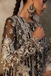 Unstitched Woven Net 3 Piece Suit